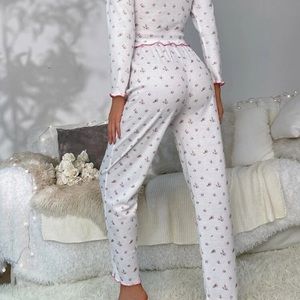Floral pajama set , size S, $15